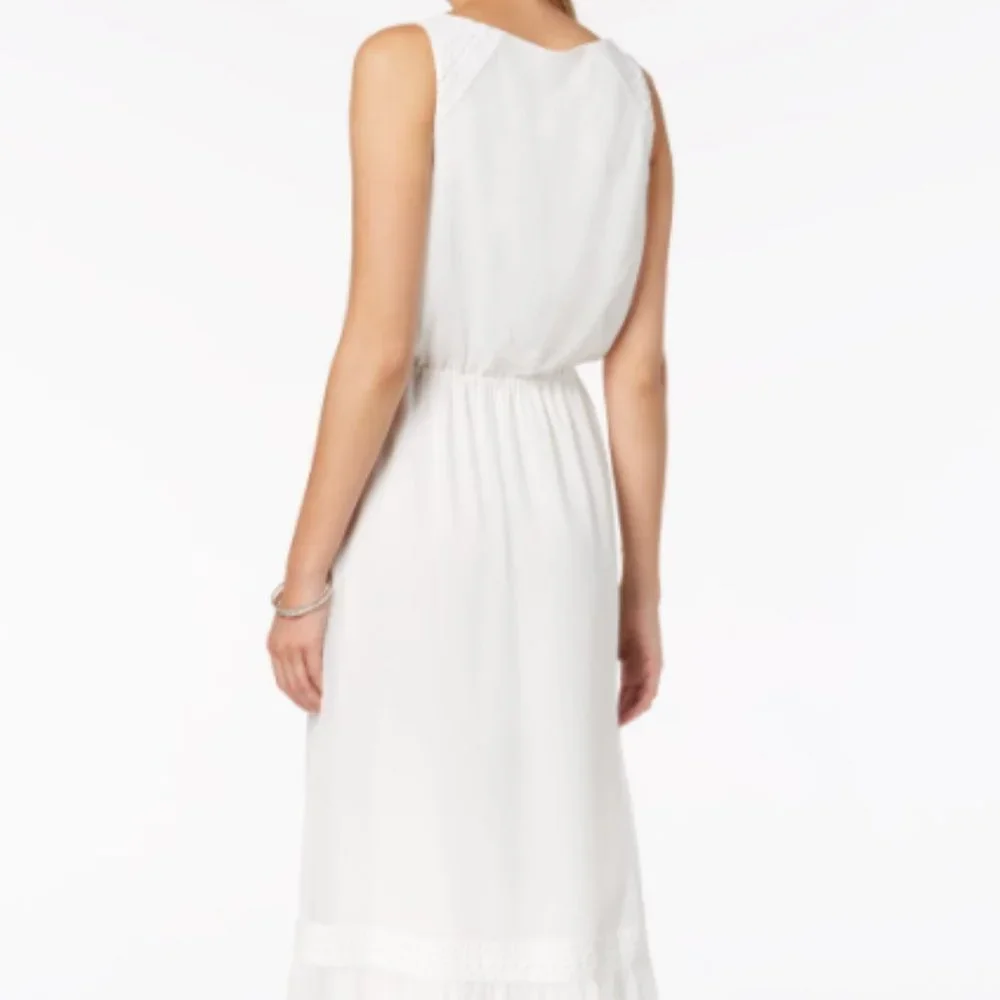 Adrianna Papell White Maxi Dress